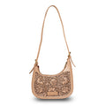 Hand-tooled Dannia Medium Purse - Slant Form